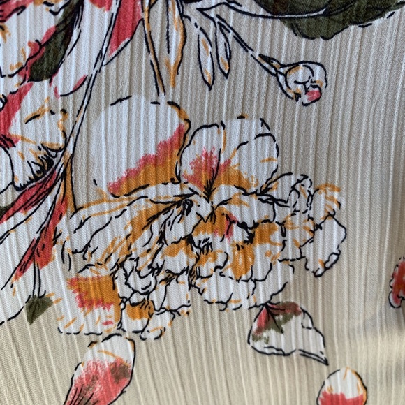 Kimono Style Blouse/top. Front tie Medium - Picture 6 of 6